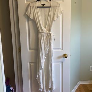 White Wrap Dress